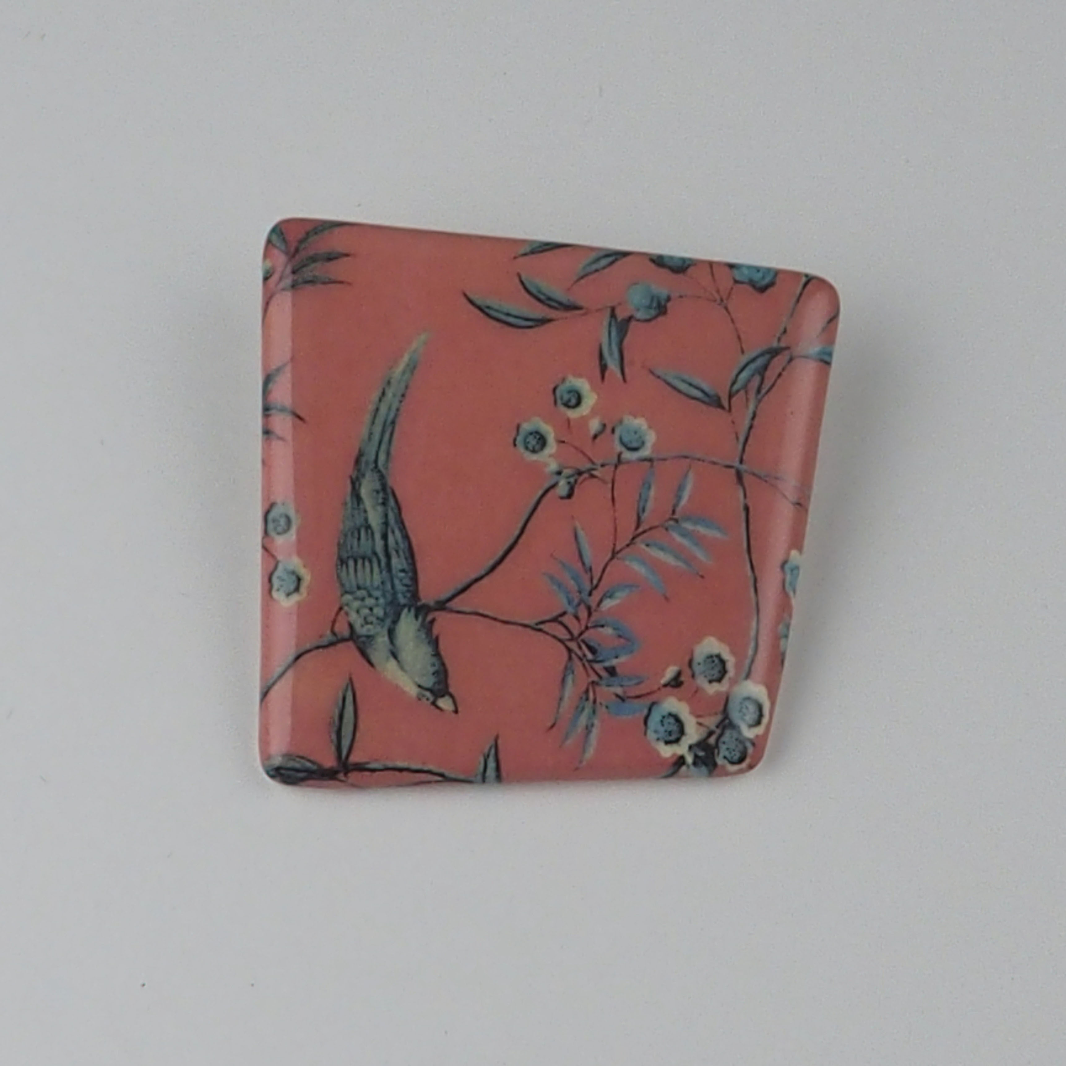 View Orange Oriental Wallpaper brooch